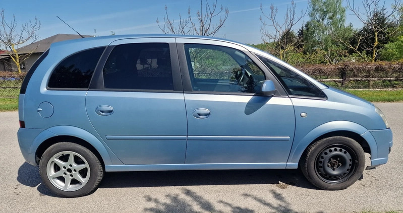 Opel Meriva cena 6800 przebieg: 252300, rok produkcji 2009 z Wyrzysk małe 121